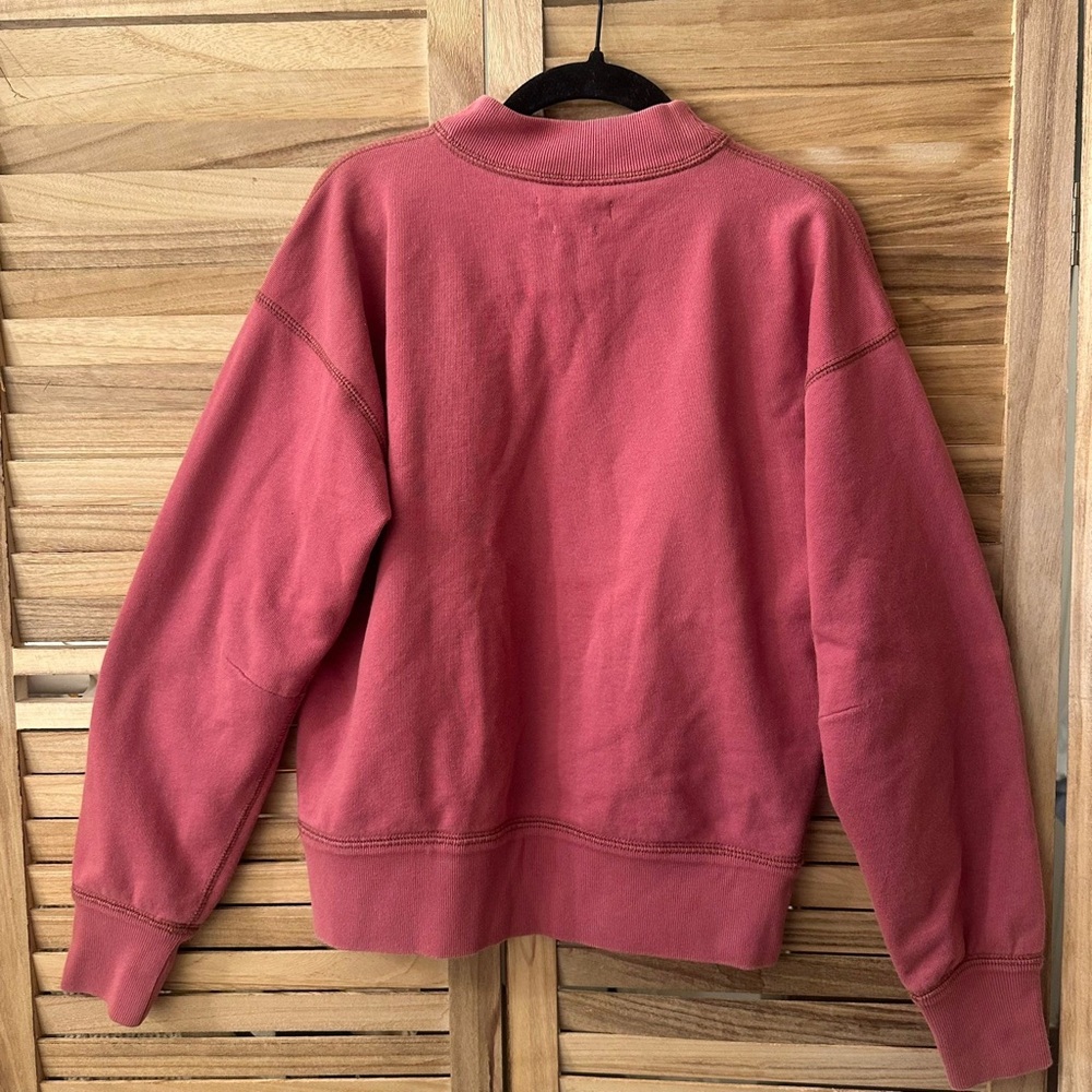 Isabel Marant Etoile Pink Logo Sweatshirt in rosewood pink size 34/XS - Picture 3 of 7